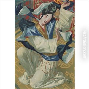 Kabuki Dancer by Alexander Evgenevich Iacovleff