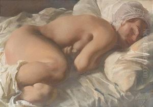 Resting Figure by Alexander Evgenevich Iacovleff