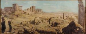 View Of Palmyra by Alexander Evgenevich Iacovleff