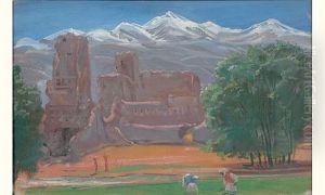 Paysage Asiatique by Alexander Evgenevich Iacovleff