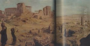 View Of Palmyra by Alexander Evgenevich Iacovleff