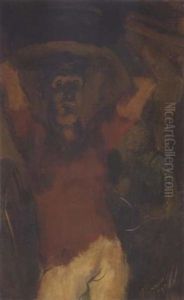 Man Carrying Basket by Alexander Evgenevich Iacovleff