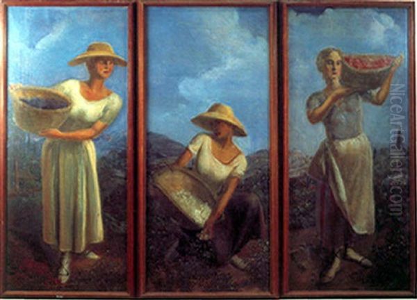 Les Trois Cueilleuses - view 1