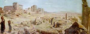 View Of Palmyre by Alexander Evgenevich Iacovleff