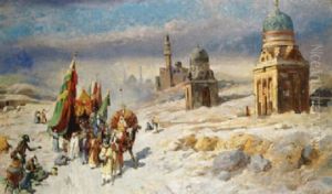 Le Cortege De La Mariee by Alexander Evgenevich Iacovleff