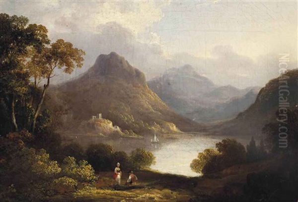 Loch Leven Castle - view 1
