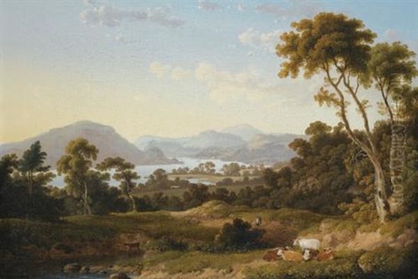 View Of Ullswater From Gowbarrow Park, Lake District - view 1