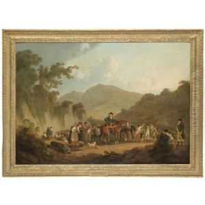Miners Setting Out From Lord Cawdor's Lead Mine In Camarthenshire To Encounter The French Banditti At Fishguard