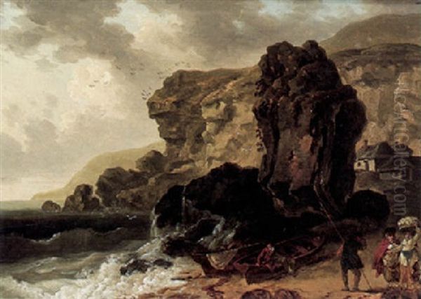 Coastal Landscape With Cliff Dene, Steephill Cove, Isle Of Wight - view 1