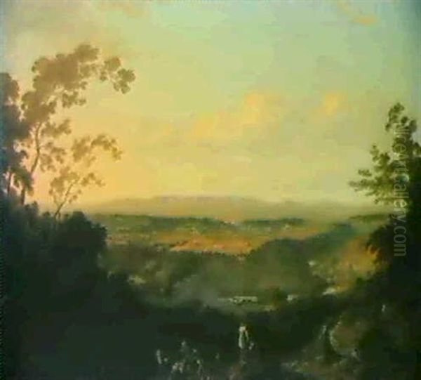 The Valley Of The Wye Looking Towards Chepstow And Piercefield - view 1