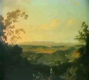 The Valley Of The Wye Looking Towards Chepstow And          Piercefield