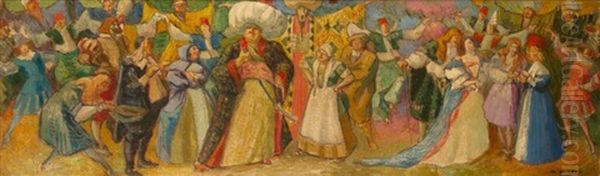 Scene Du Bourgeois Gentilhomme - view 1