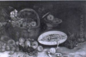Bodegon De Frutas by Lino Casimiro Iborra