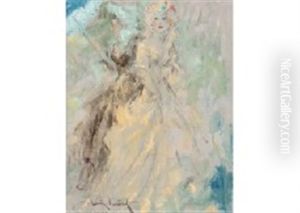 White And Black by Louis Icart