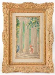 Temple De L'amour A Versailles by Louis Icart