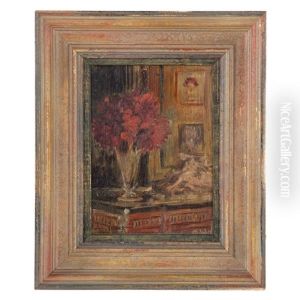 Vase Of Flowers In Interior