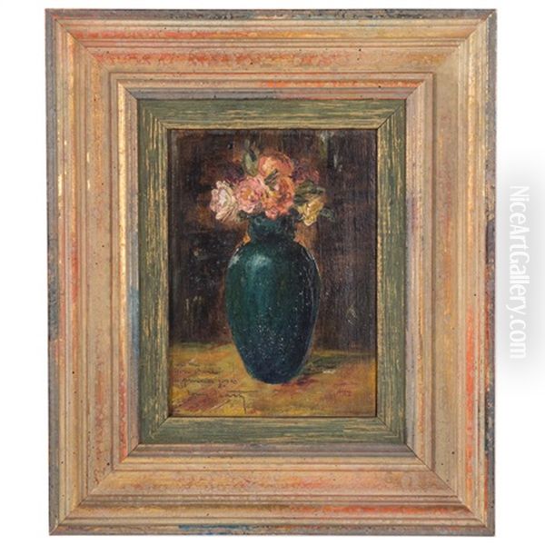 Vase Of Roses - view 1
