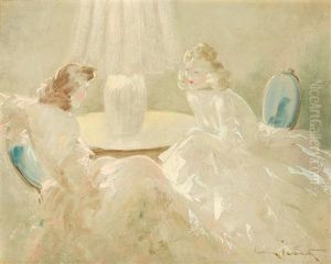 Two Seated Ladies
