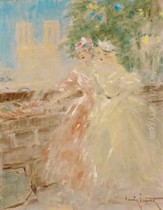 Sur Les Quais by Louis Icart