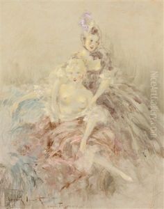 D'apres Fragonard by Louis Icart