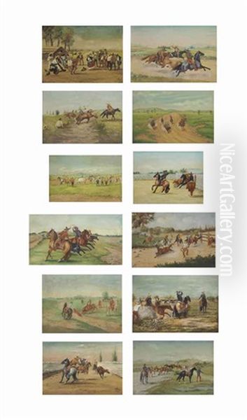 Charro Paintings (12 Works) - view 1