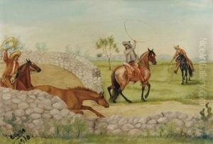 Manganeando A Salida De Corral by Ernesto Icaza