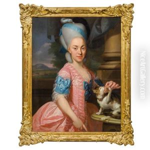 Dame Mit Katzchen
