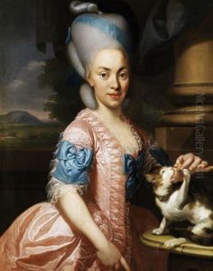 Portrait Eines Nurnberger Edelfrauleins by Johann Eberhard Ihle