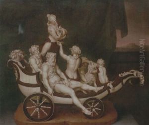 The Chariot Of Silenus by Johann Eberhard Ihle