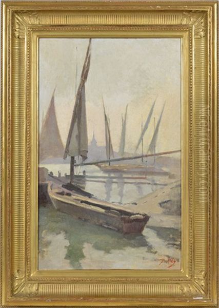 Barques Dans La Rade De Geneve - view 1