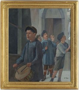 Groupe D'enfants by Jean Daniel Ihly