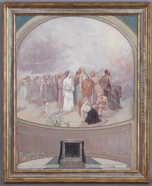 Etude De Fresque (study) - view 1