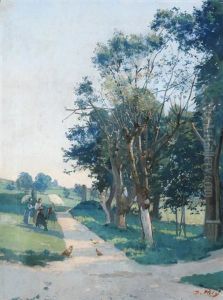 Le Peintre En Plein-air by Jean Daniel Ihly