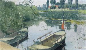 Flusslandschaft Flusslandschaft