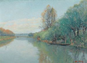 En Avril, Bord De Marne A Saint-amour Creteil En Avril, Bord De Marne A Saint-amour Creteil