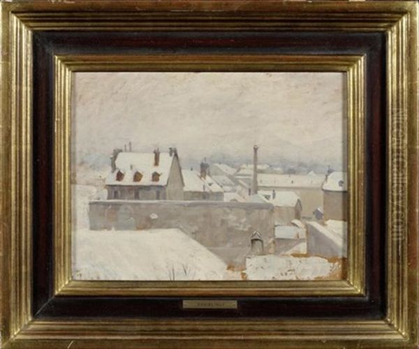 Ansicht Auf Carouge Im Winter - view 1