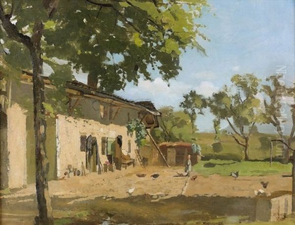 Nachmittagsstimmung Auf Dem Bauernhof - view 1