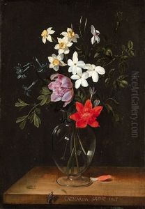 A Floral Still Life by Catharina Ijkens