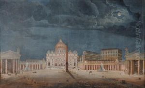 Notturno Con Piazza S.pietro