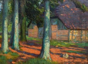 Cottage At The Edge Of The Woods by Arthur Illies