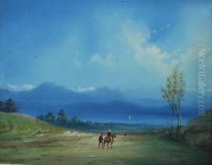 Scorcio Di Lago Lombardo by Luigi Bartezago