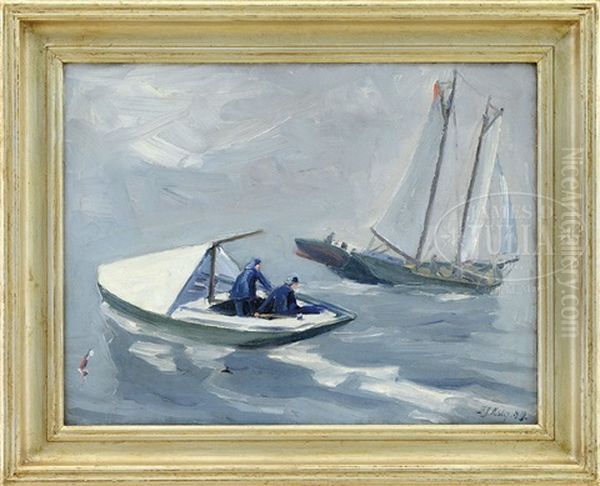 Lifting Fog, Monhegan Island - view 1