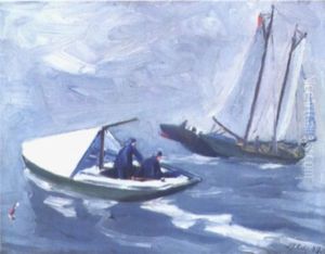 Lifting Fog, Monhegan by Frederick Illsley