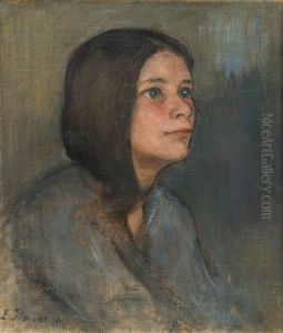 Portrait Of A Girl by Einar Ilmoni