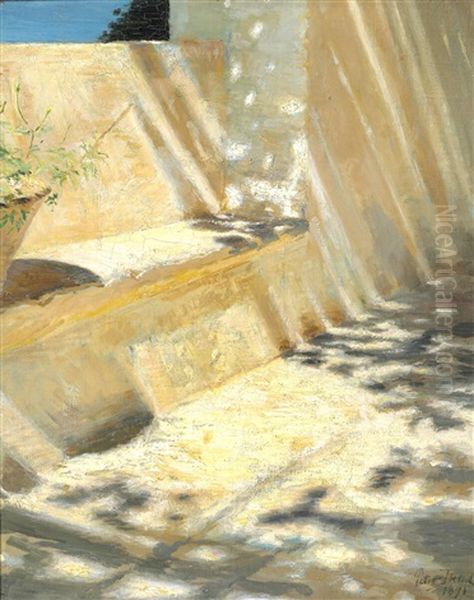 Glimpse Of The Sun On The Terrasse, Italy - view 1