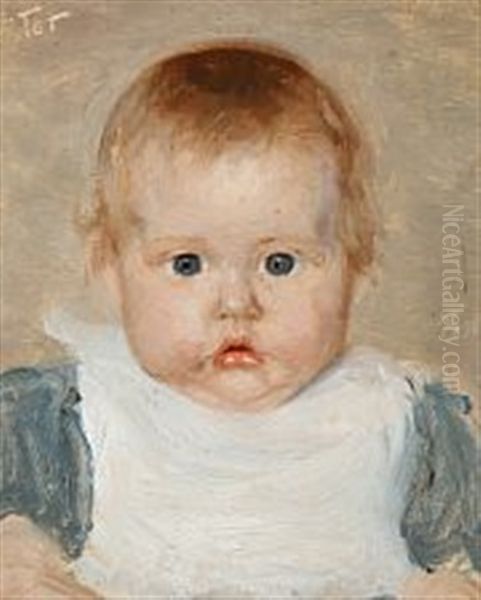 Portrait Of The Daughter Ellen Ilsted Called Tot - view 1