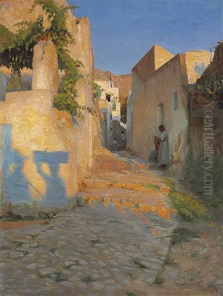 A Street Scene In Tunisia - view 1