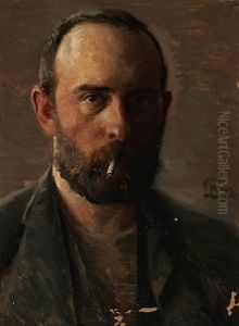 The Artist's Self-portrait With A Cigaret