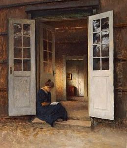 I Havedoren by Peter Vilhelm Ilsted