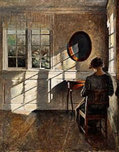 Vid Fonstret by Peter Vilhelm Ilsted